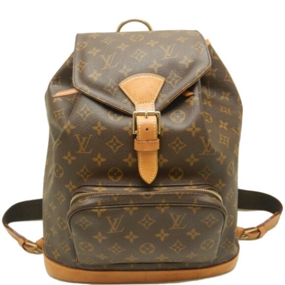 Louis Vuitton Monogram Montsouris GM Brown Backpack - Picture 1 of 7